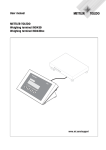 User manual METTLER TOLEDO Weighing terminal IND439