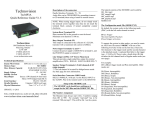 TecMP3A Quick Reference Guide