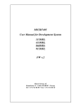 MICRF405 User Manual for Development System 315MHz