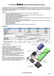 User Manual ScionSeries Brushless Speed Controllers