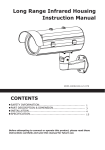 Long Range Infrared Housing Instruction Manual