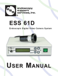 ESS 61D Camera User Manual - Endoscopy Support Services, Inc.