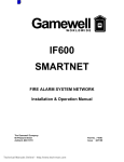 Gamewell IF600 Smartnet Installation & User Manual