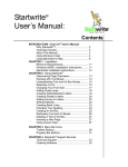 StartWrite User Manual.pub