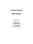 UPS-Sepic_Charger-User Manual