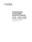 international fx/vfx series inverter/charger