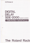 Roland SDE-2000 User Manual