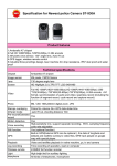 Specification for Newest police Camera ST-930A