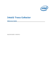 Intel(R) Trace Collector Reference Guide