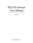 STARS User Manual - University of Pittsburgh: Independent Living