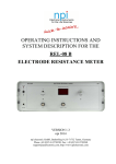 REL-08B manual ver1_3 - NPI Electronic Instruments