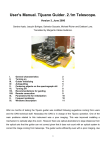 User`s Manual. Tijuano Guider. 2.1m Telescope.