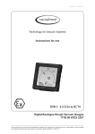 ATEX Vacuum Gauge DVR 3 - Manual