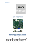 EVK-STD-CARRIER SMARC Evaluation Carrier User`s Manual