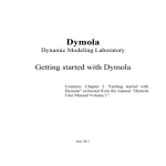Getting started with Dymola