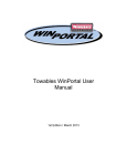 Towables WinPortal User Manual