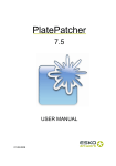 PlatePatcher 7.5 User Guide - Product Documentation