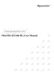 FiberMix 832-60(-BL) User Manual