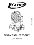 Design Wash LED Zoom User Manual Ver 1