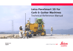 Leica PaveSmart 3D for Curb & Gutter Machines Technical