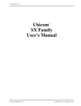 Ubicom™ SX Family User`s Manual ().