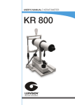 Keratometer KR-800 Luxvision