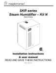 SKR series Steam Humidifier – Kit N