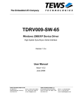 TDRV009-SW-65 - TEWS Support Website in Taiwan