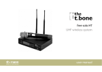 free solo HT UHF wireless system user manual