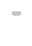 Getting Started with CX-Supervisor - Support