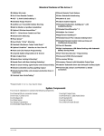 Standard Features of the Arrow 3 System Components 1