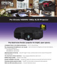 Pro Cinema 4855WU 1080p 3LCD Projector