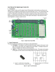 User Manual for Digital Logic Trainer Kit