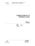 Logging Collector 3.0 Installation Guide Version 1.1