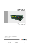 VSP 3600 User Manual