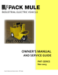 Pack Mule PMT Series Product Manual