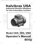 User manual - Italvibras USA
