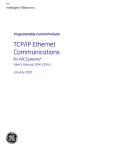 TCP/IP Ethernet Communications for PACSystems User`s Manual