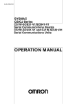 SYSMAC CS/CJ Series Serial Communications Boards and