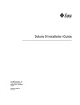 Solaris 9 Installation Guide