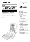 HEM 907 Instruction manual - Omron Healthcare Australia