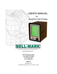 Bell-Mark EasyPrint Manual
