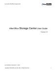 User Manual for VO: Storage