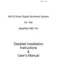 Detailed Installation Instructions & User`s Manual