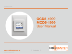OCD5 -1999 MCD5 -1999 User Manual