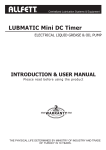 Lubmatic Mini DC Timer (English user manual)