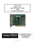 PCI-18 User`s Manual