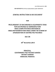 Tender Document October,2015 - Government Polytechnic, Kangra