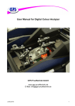 User Manual for Digital Colour Analyzer