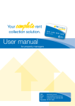 User manual - Advantage Card